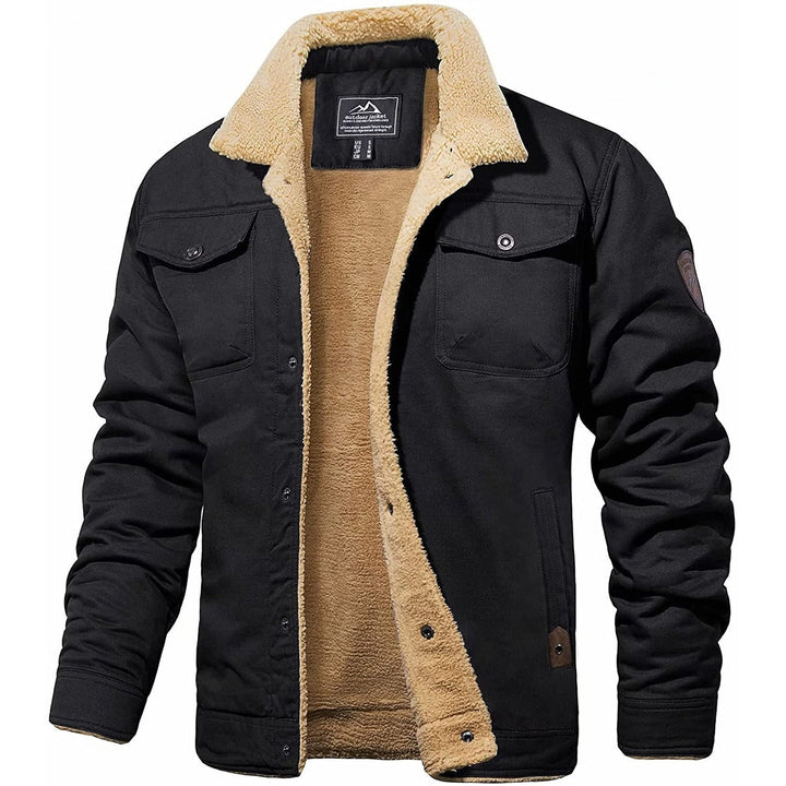 Vintage Men's Bomber Jacket - Olaf-Black-S-State of Style