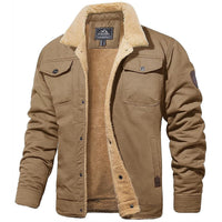 Vintage Men's Bomber Jacket - Olaf-Khaki-S-State of Style