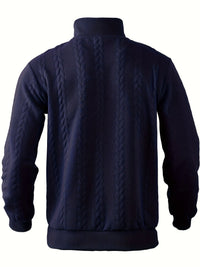 Vintage Men's Jumper with Zip - Victor-White-S-State of Style