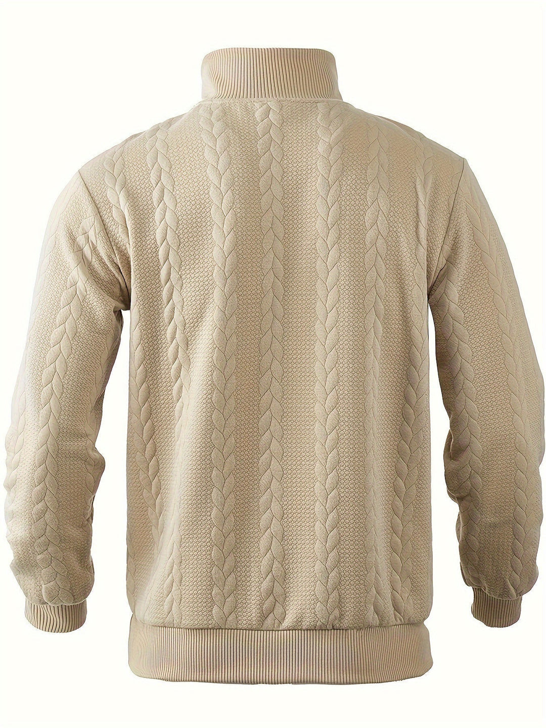 Vintage Men's Jumper with Zip - Victor-White-S-State of Style