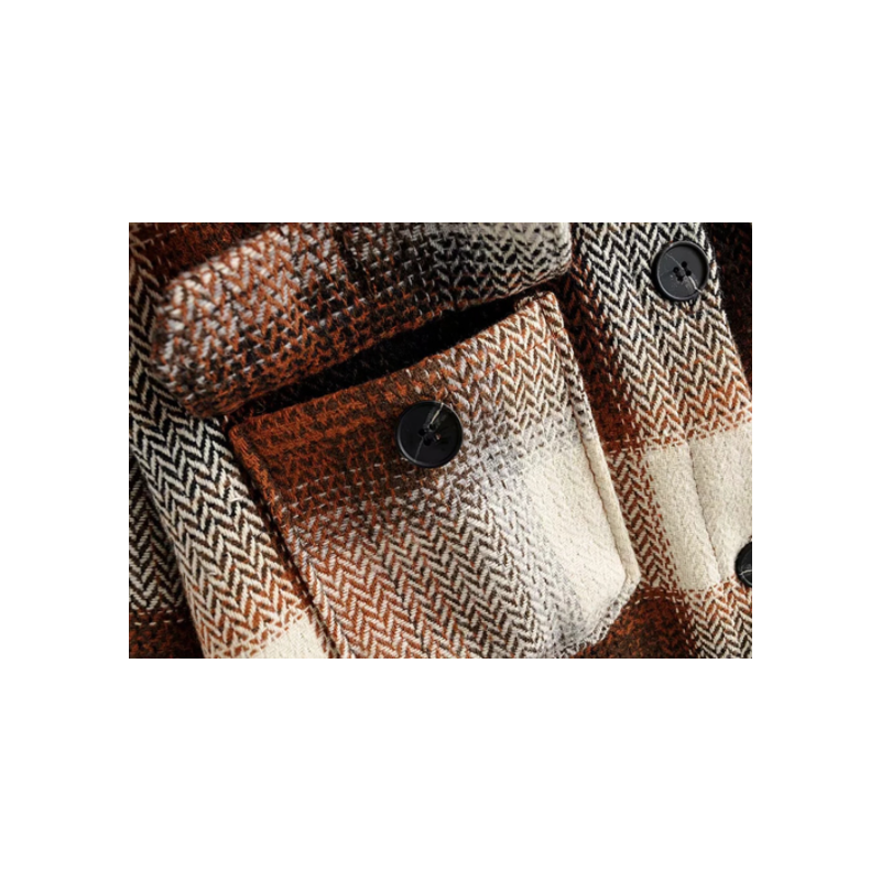 Vintage Mid Coat for Women | Stylish and Casual-Dark Brown-S-State of Style