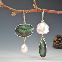 Vintage Natural Stone Earrings - Marivelle-State of Style