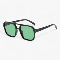 Vintage oversized sunglasses with square frame – Spectra-Green-State of Style