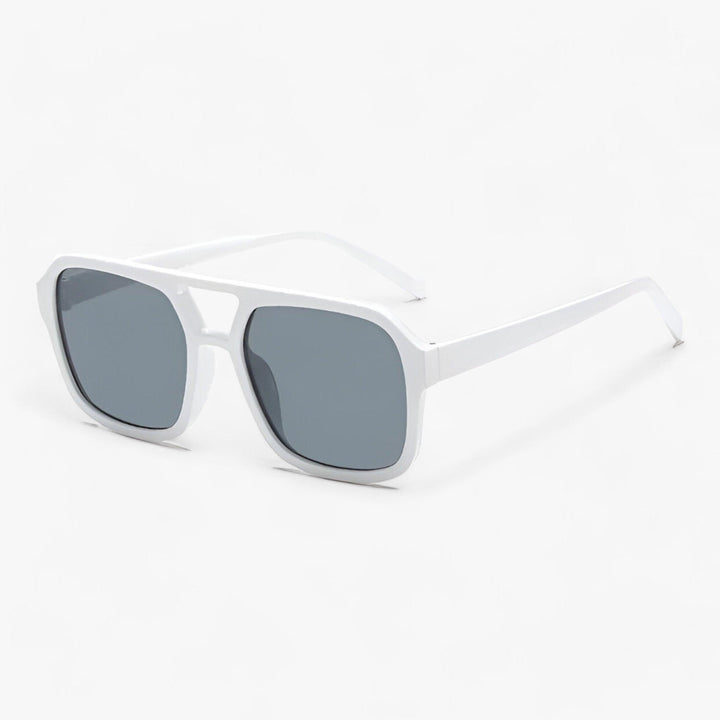 Vintage oversized sunglasses with square frame – Spectra-White-State of Style