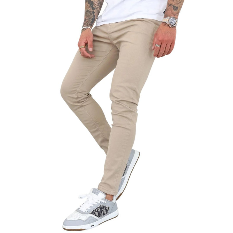 Vintage Slim Fit Jeans | Comfortable and Stylish-Beige-30-State of Style