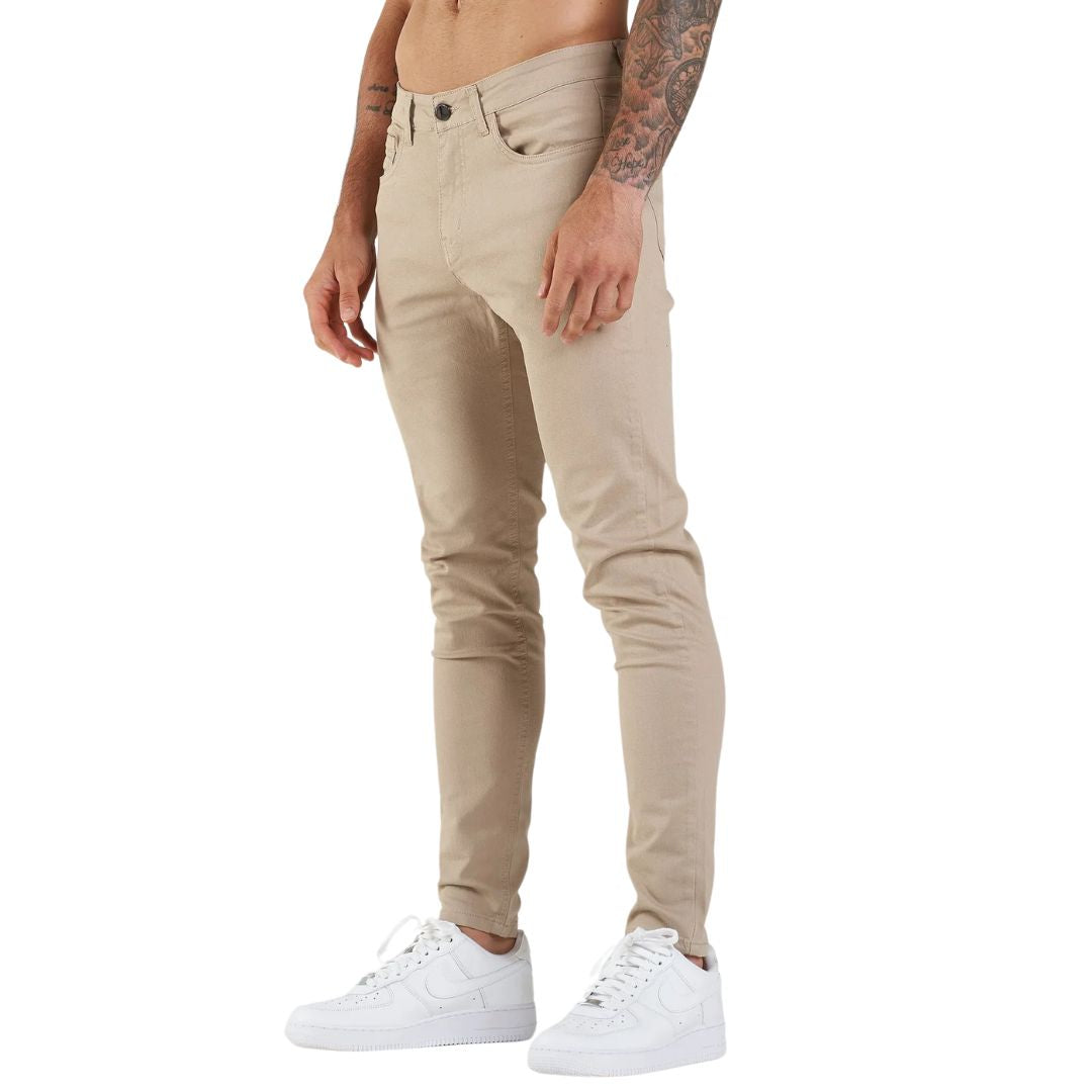Vintage Slim Fit Jeans | Comfortable and Stylish-Beige-30-State of Style