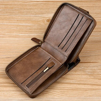 Vintage-Style PU Leather Wallet – Compact & Stylish-Black-State of Style
