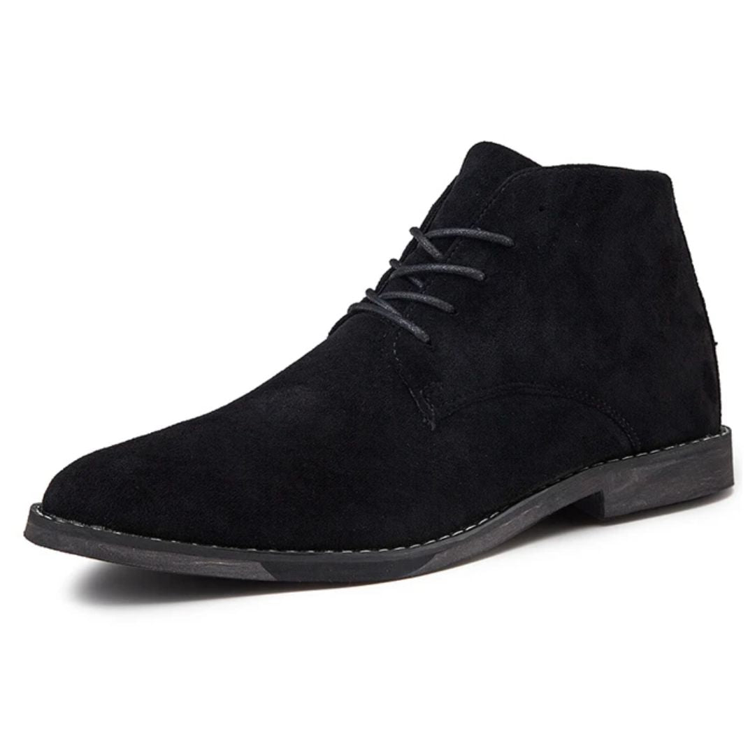 Vintage Suede Boots Vergil – Casual Comfort & Timeless Style-Black-4.5-State of Style
