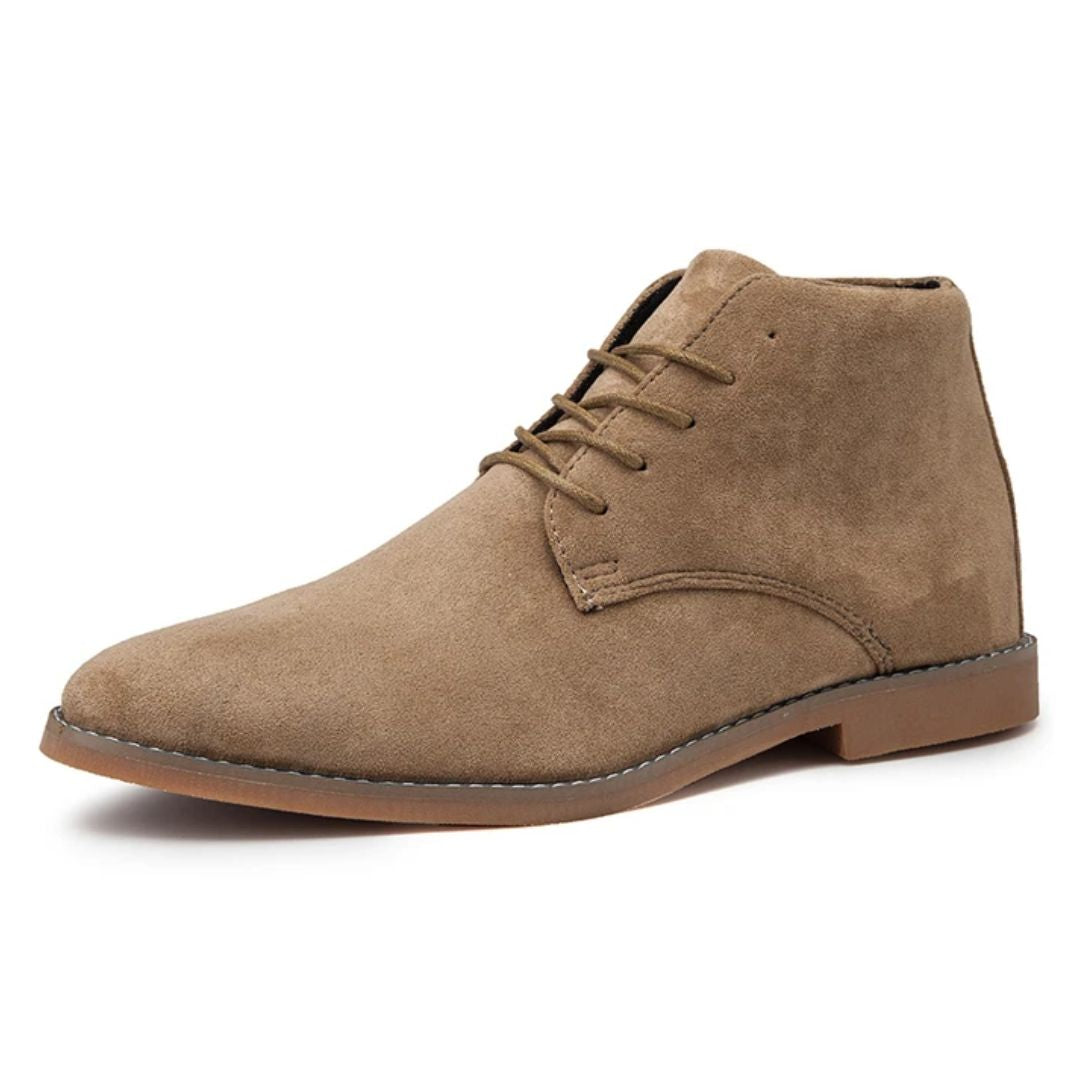 Vintage Suede Boots Vergil – Casual Comfort & Timeless Style-Khaki-4.5-State of Style