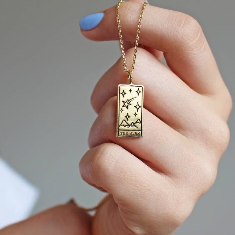 Vintage Tarot Card Lucky Charm - Seraphina-Star-Gold-State of Style