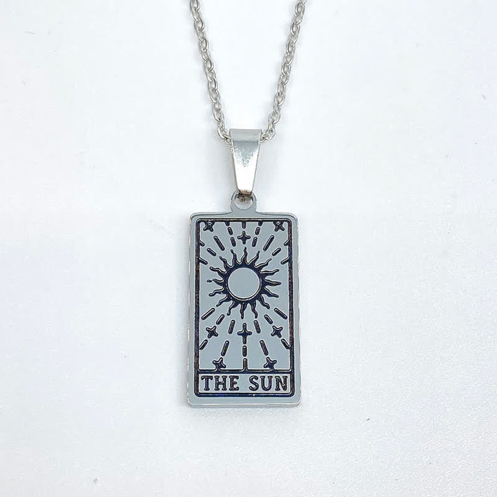 Vintage Tarot Card Lucky Charm - Seraphina-Sun-Silver-State of Style