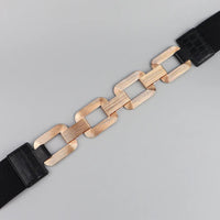 Waist Belt with Fine Chain Detail-State of Style