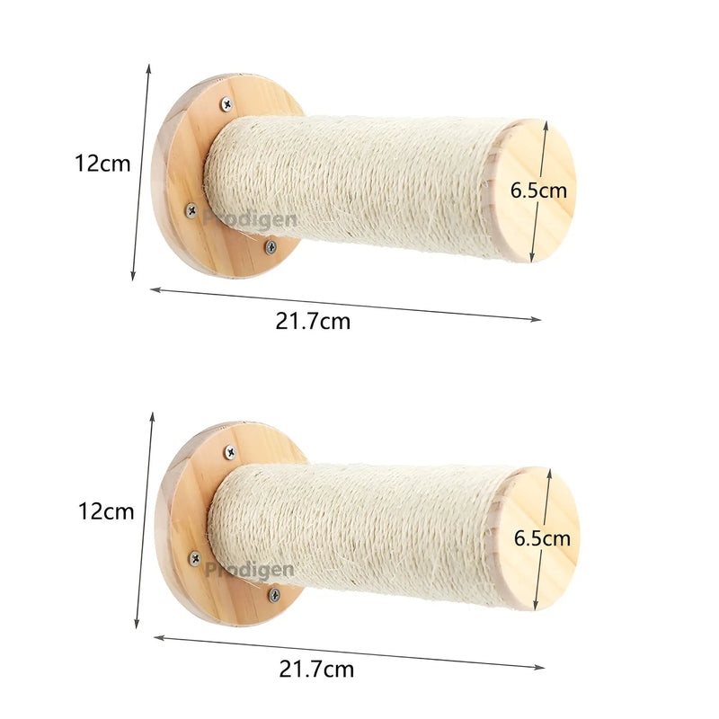 Wall Climbing Board for Cats with Scratching Post - ClimbPaws-First Step-State of Style