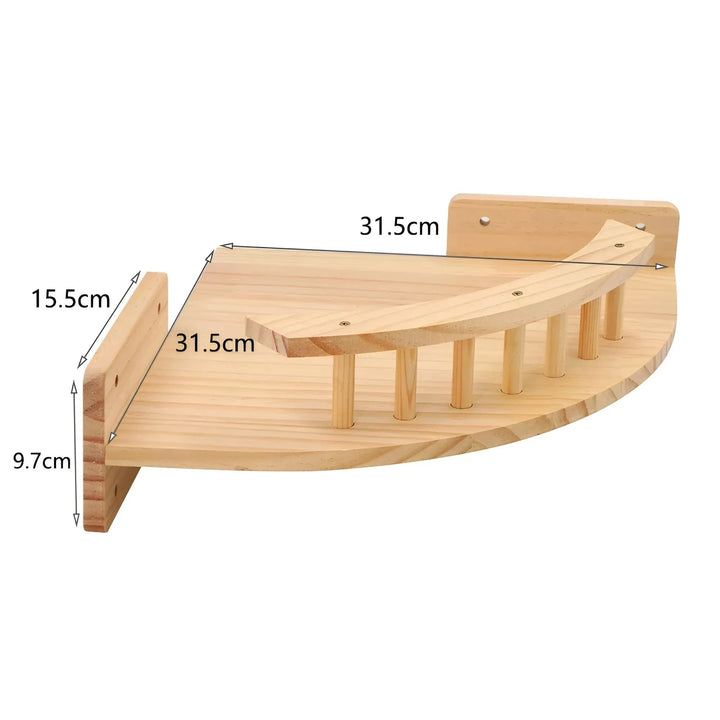 Wall Climbing Board for Cats with Scratching Post - ClimbPaws-First Step-State of Style