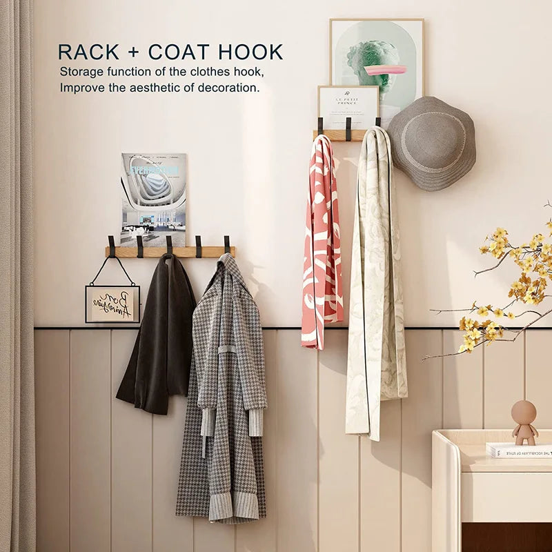 Wall Coat Rack with Movable Hooks – Nordhook-State of Style