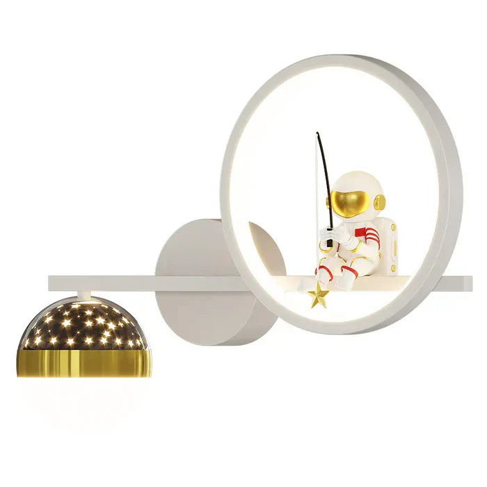 Wall lamp for children's room - GlowNest-White Right-Three Colours-State of Style