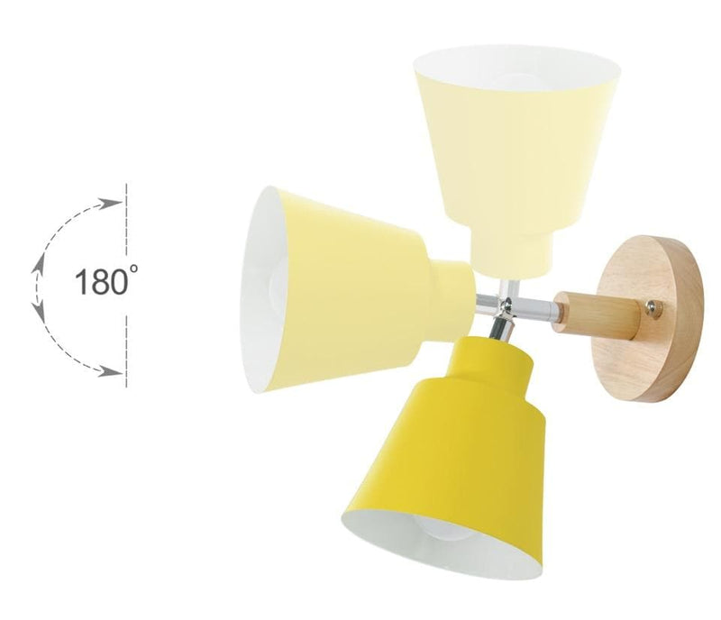 Wall Lamp with Pull Switch - TwistGlow-White-With pull switch-State of Style