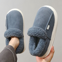 Warm and Comfortable Women's Slippers - Livia-Blue-36-36.5-State of Style