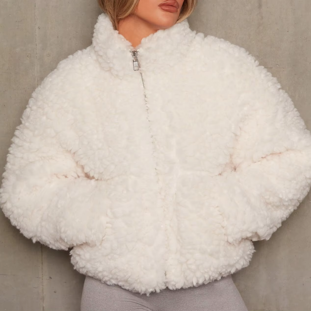 Warm and Soft Ladies' Coat - Livia-Black-XS-State of Style