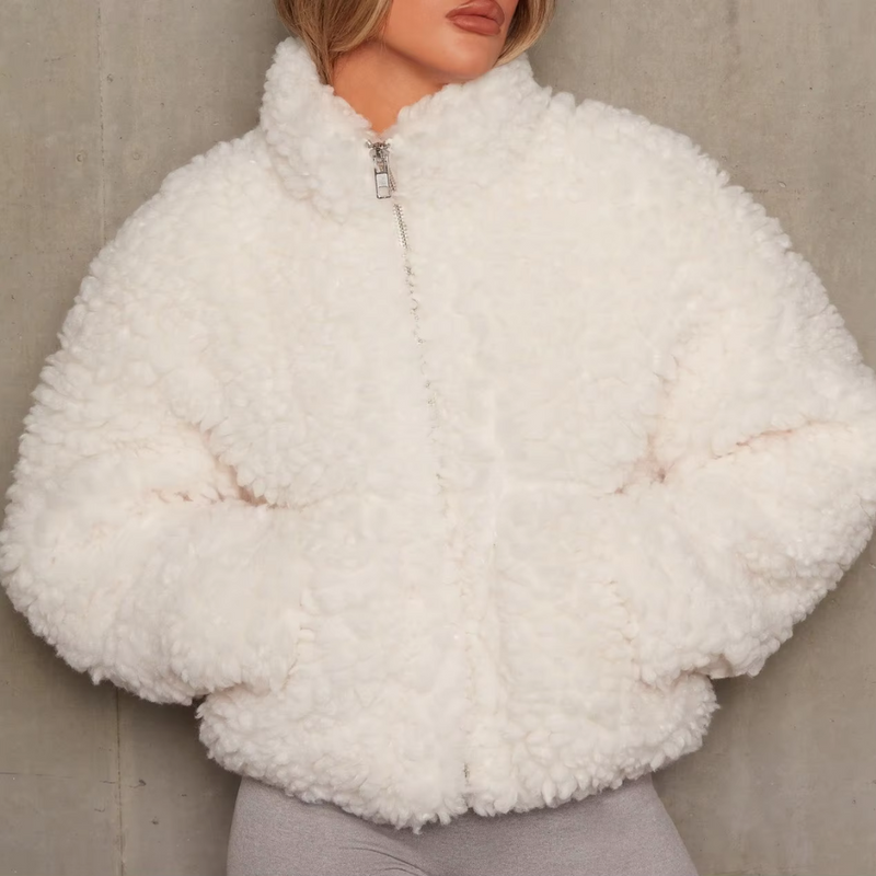 Warm and Soft Ladies' Coat - Livia-Black-XS-State of Style