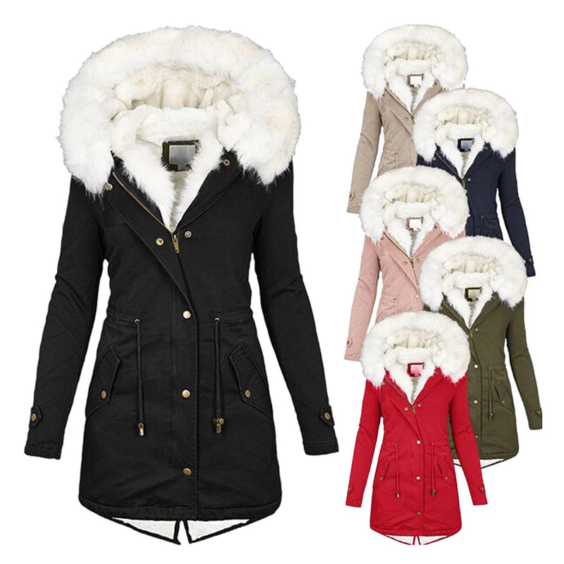 Warm and Stylish Winter Coat - Elin-Black-S-State of Style