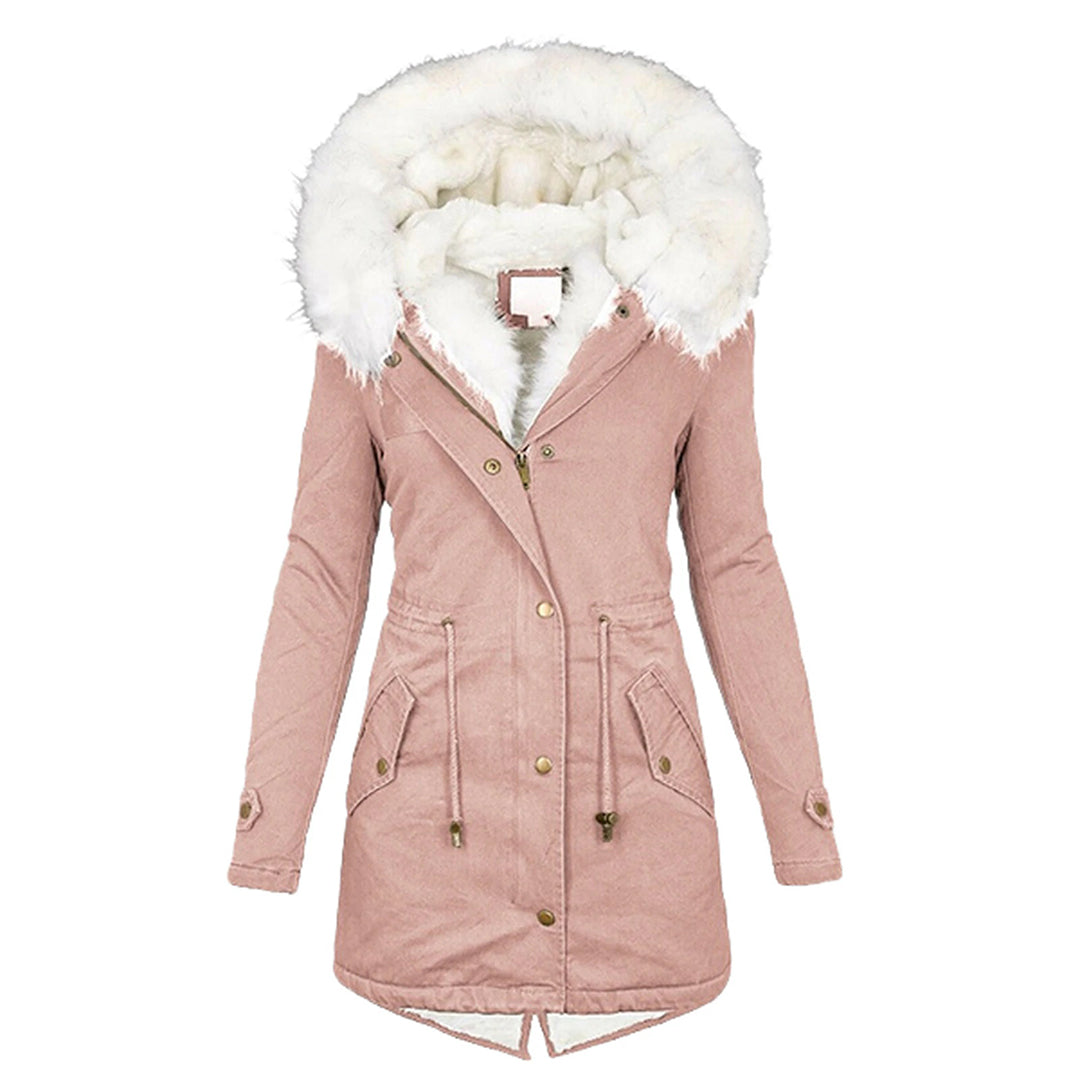 Warm and Stylish Winter Coat - Elin-Pink-S-State of Style