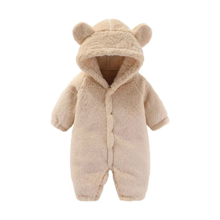 Warm Baby and Toddler Onesie – CuddleCub-Beige-0-3 months (59cm)-State of Style