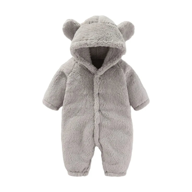 Warm Baby and Toddler Onesie – CuddleCub-Grey-0-3 months (59cm)-State of Style