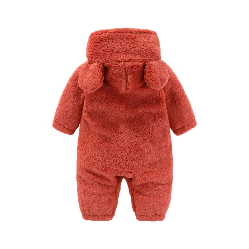 Warm Baby and Toddler Onesie – CuddleCub-Red-0-3 months (59cm)-State of Style