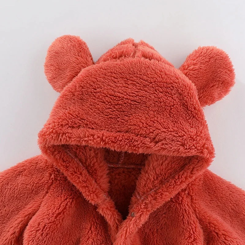Warm Baby and Toddler Onesie – CuddleCub-Red-0-3 months (59cm)-State of Style