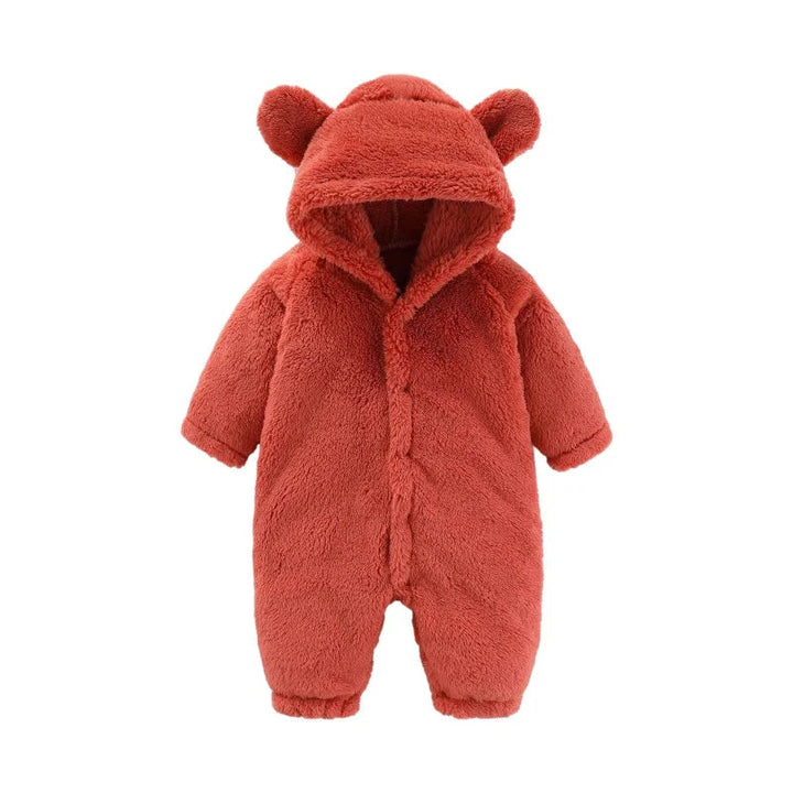 Warm Baby and Toddler Onesie – CuddleCub-Red-0-3 months (59cm)-State of Style
