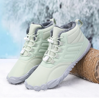 Warm Barefoot Snow Boots - FrostFlex-Blue-3.5-State of Style