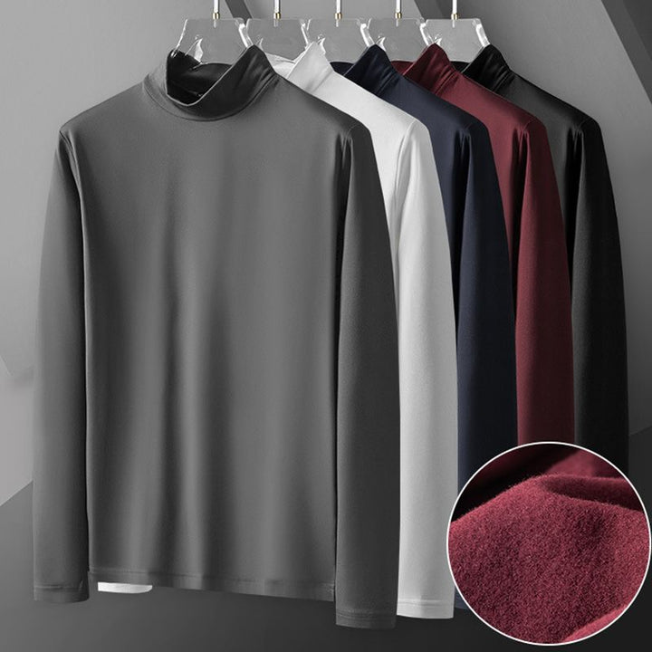 Warm Brushed Cotton Shirt - Lars-Black-M-State of Style