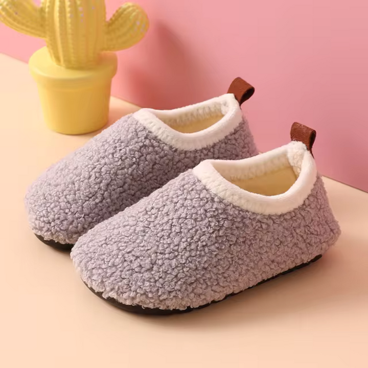 Warm children's slippers – SnuggleSteps-Grey-24-25-State of Style