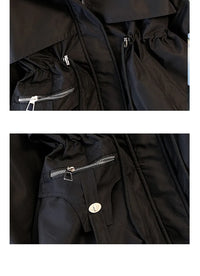 Warm Down Jacket for Women with Detachable Collar - Livia-Black-M-State of Style