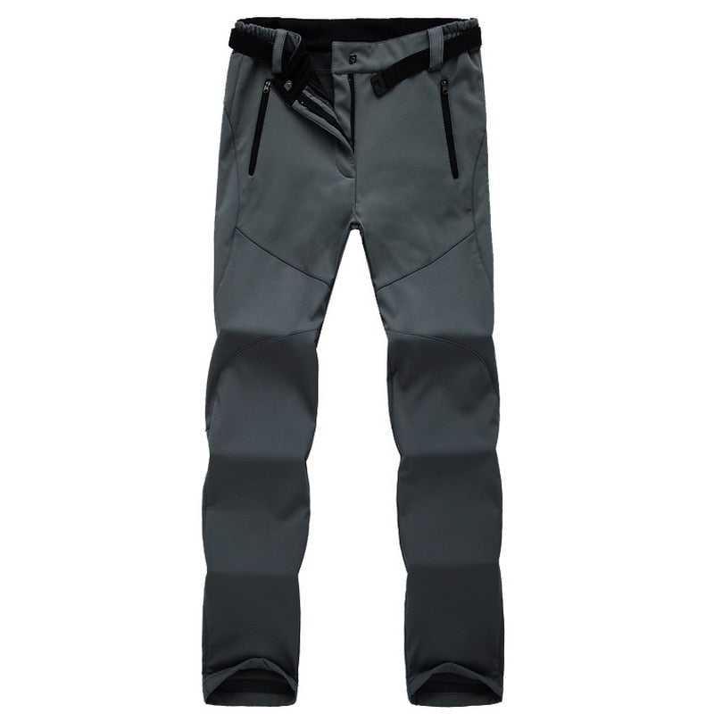 Warm Fleece Softshell Trousers - Everest-Grey-S-State of Style