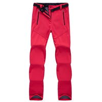 Warm Fleece Softshell Trousers - Everest-Red-S-State of Style