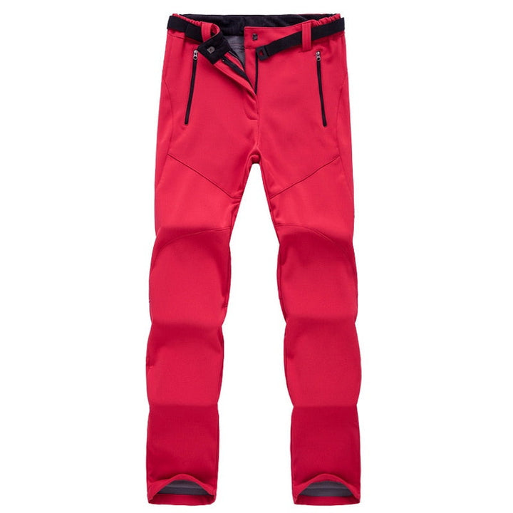 Warm Fleece Softshell Trousers - Everest-Red-S-State of Style