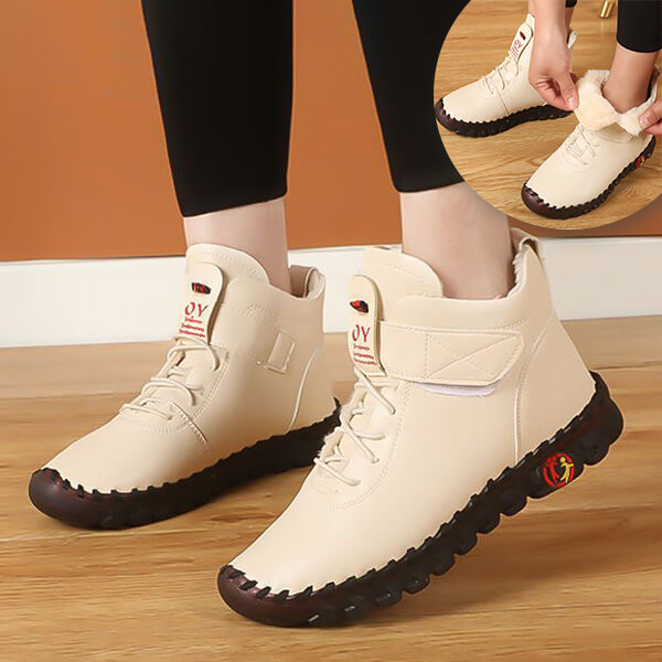 Warm High Women's Shoes – Nova-Beige-4.5-State of Style