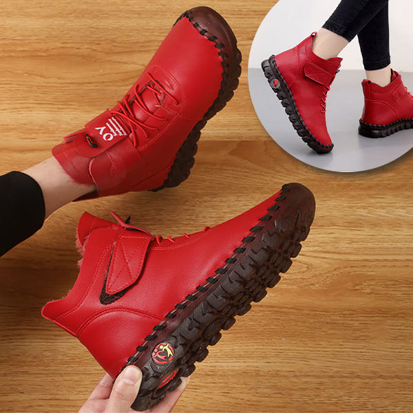 Warm High Women's Shoes – Nova-Red-4.5-State of Style