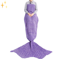 Warm Knitted Mermaid Tail - MermaidDreams-Green-State of Style