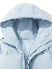 Warm Ladies Jacket with Hood - Aurelia-Pink-M-State of Style