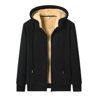 Warm Lamb Hooded Jacket | Oversized & Comfy-Black-M-State of Style