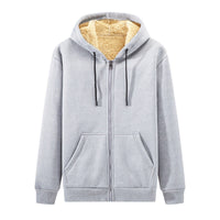 Warm Lamb Hooded Jacket | Oversized & Comfy-Gray-M-State of Style