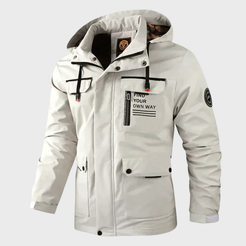 Warm Leisure Jacket for Men - Nicolas-White-S-State of Style