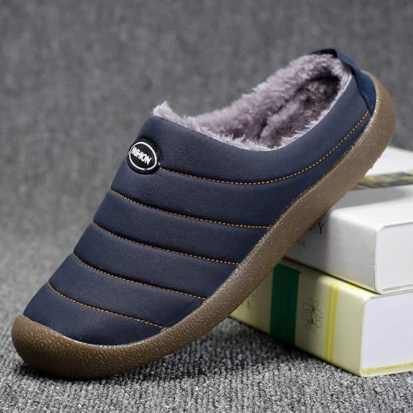 Warm Lined Men's Slippers - Lars-Green-7-State of Style