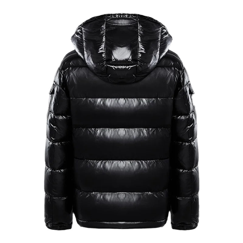 Warm Men's Puffer Jacket - Thor-Black-M-State of Style