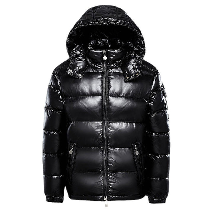 Warm Men's Puffer Jacket - Thor-Black-M-State of Style