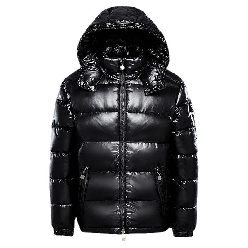Warm Men's Puffer Jacket - Thor-Black-M-State of Style