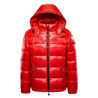 Warm Men's Puffer Jacket - Thor-Red-M-State of Style